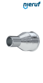 Złączka z żeliwa ciągliwego Mufa redukcyjna nr. 246, 1 1/2" x 1 1/4" cala ocynkowane