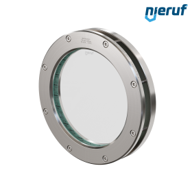 Wziernik do zbiornika DN150 - 6" cali BS04 Stal nierdzewna 1.4571 Szkło borokrzemowe 0,0 bar