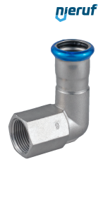 Kolanko przejściowe DN32 - 35,0 mm  W Gwint wewnętrzny 1 1/4" cala Stal nierdzewna