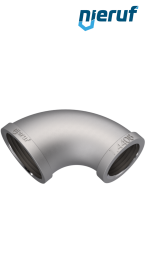 Kolanko 1/2" x 3/8" cala Stal nierdzewna GW