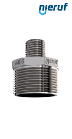Nypel redukcyjny 1" x 1/2" cala Stal nierdzewna 316 GZ