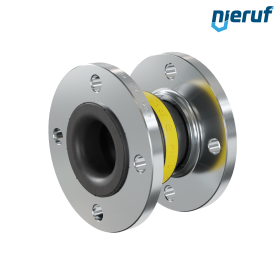 Kompensator DN65 typ KP04 kołnierze ze stali i manszeta z NBR