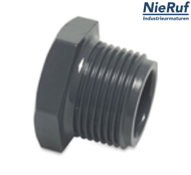 Korek DN15 - 1/2" cala PVC-U GZ