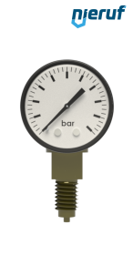 Manometr G 1/4" budowa radialna 50 mm Stal MM03 0 - 10,0 bar