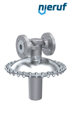 Reduktor niskiego ciśnienia DN25 DM23 kołnierz ANSI 150 stal nierdzewna FKM 150 - 500 mbar Reduktor niskiego ciśnienia DN25 DM23 kołnierz ANSI 150 stal nierdzewna FKM 150 - 500 mbar