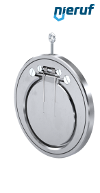 Klapa zwrotna międzykołnierzowa ze sprężyną DN200 ZR04 Stal nierdzewna 1.4408 EPDM