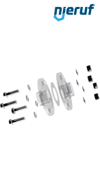 Zestaw połączeń (kołnierz/kołnierz) DN40 - 1 1/2" cala do kołnierza PN10/16/25/40 Stal