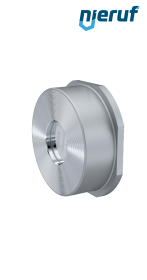 Zawór zwrotny DN 40 stal nierdzewna 1.4408 metal PN 6/10/16/25/40 DIN EN 1092-1 Forma B