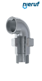 Złączka z żeliwa ciągliwego Dwuzłączka kolankowa nr. 97, DN25 - 1" cal ocynkowane Złączka z żeliwa ciągliwego Dwuzłączka kolankowa nr. 97, DN25 - 1" cal ocynkowane