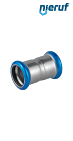 Mufa kompresyjna W x W DN65 - 76,1 mm Stal nierdzewna